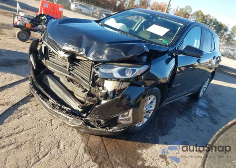 2021 Chevrolet Equinox Fwd Lt из США, поврежденный, VIN 2GNAXKEV8M6127325